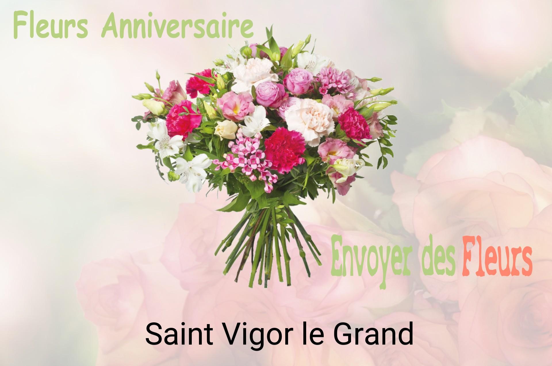 Bouquet de fleurs d’anniversaire livré à Saint-Vigor-le-Grand